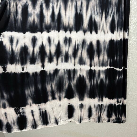 A.n.a A New Approach Size Large Maxi Length Tie Dye Boho Skirt Fold Over Waist - Picture 3 of 5